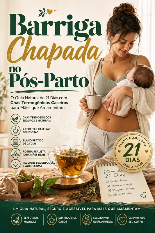 Capa de Barriga Chapada no Pós-Parto