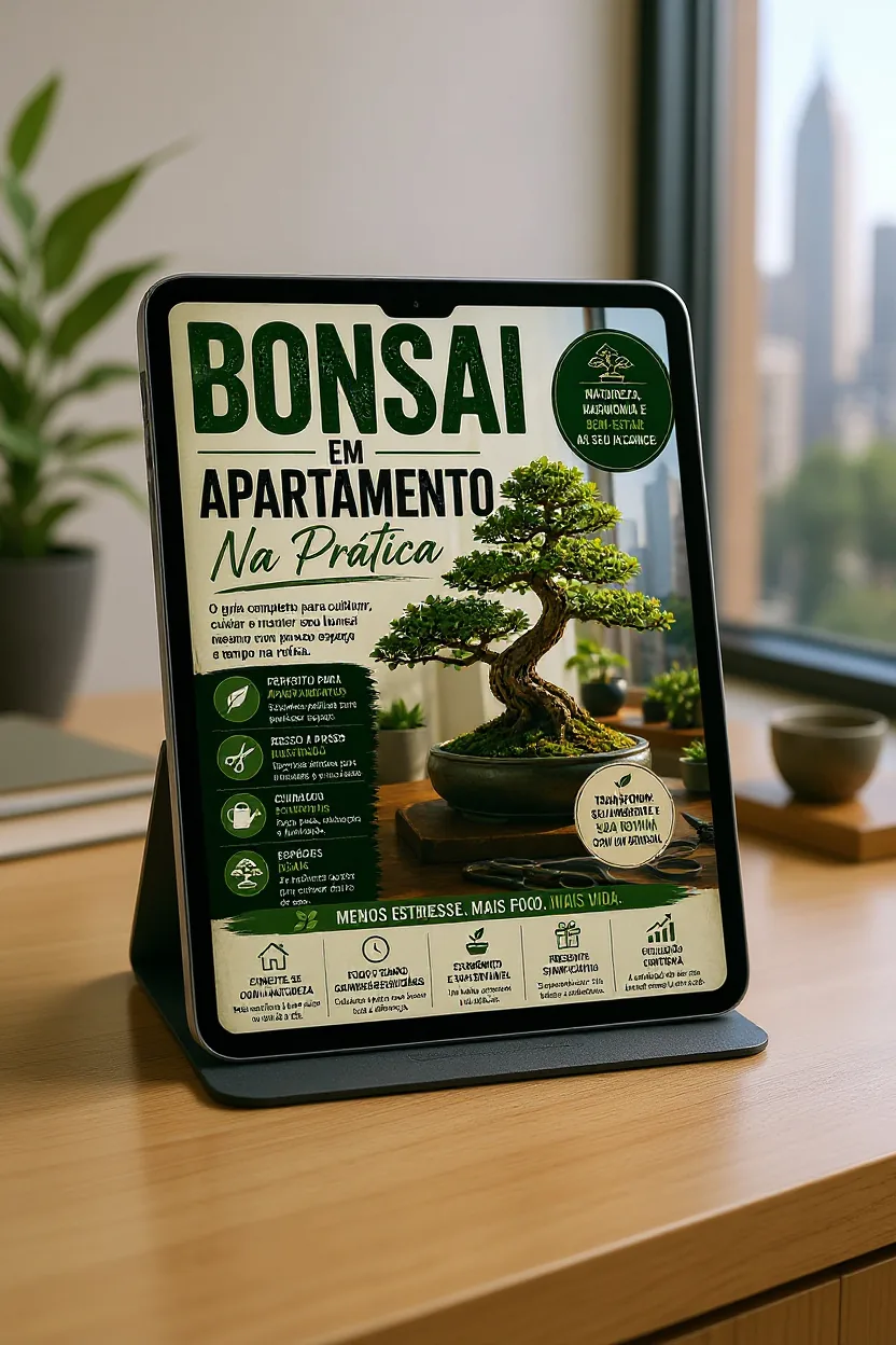 Bonsai em apartamento na prática — comece do zero — visualização do produto