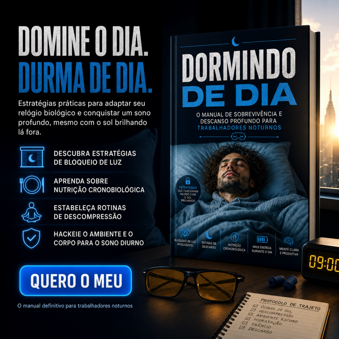Dormindo de Dia — higiene do sono para quem trabalha à noite — visualização do produto