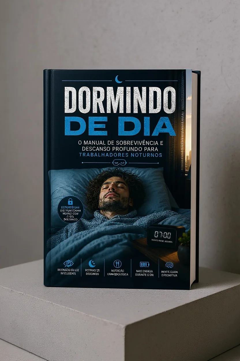 Dormindo de Dia — higiene do sono para quem trabalha à noite — visualização do produto
