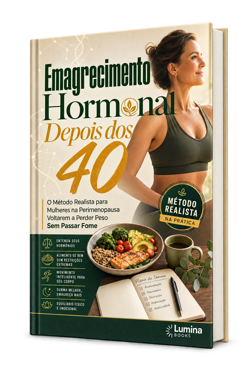 Emagrecimento Hormonal Depois dos 40 — um método realista para a perimenopausa — visualização do produto