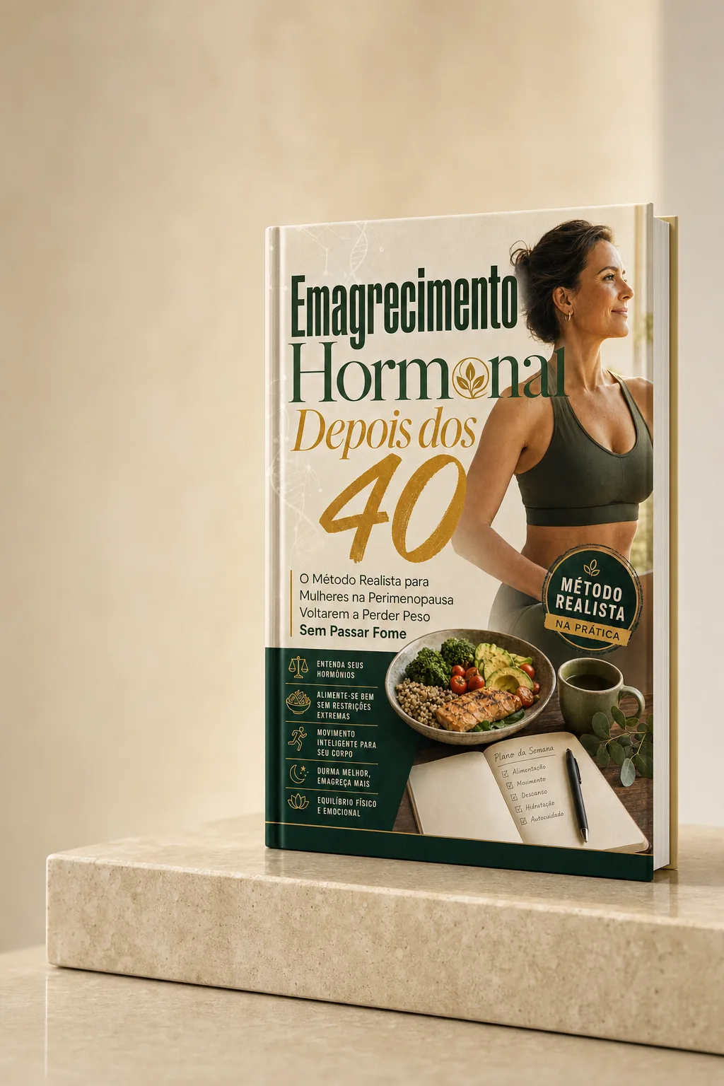 Emagrecimento Hormonal Depois dos 40 — um método realista para a perimenopausa — visualização do produto