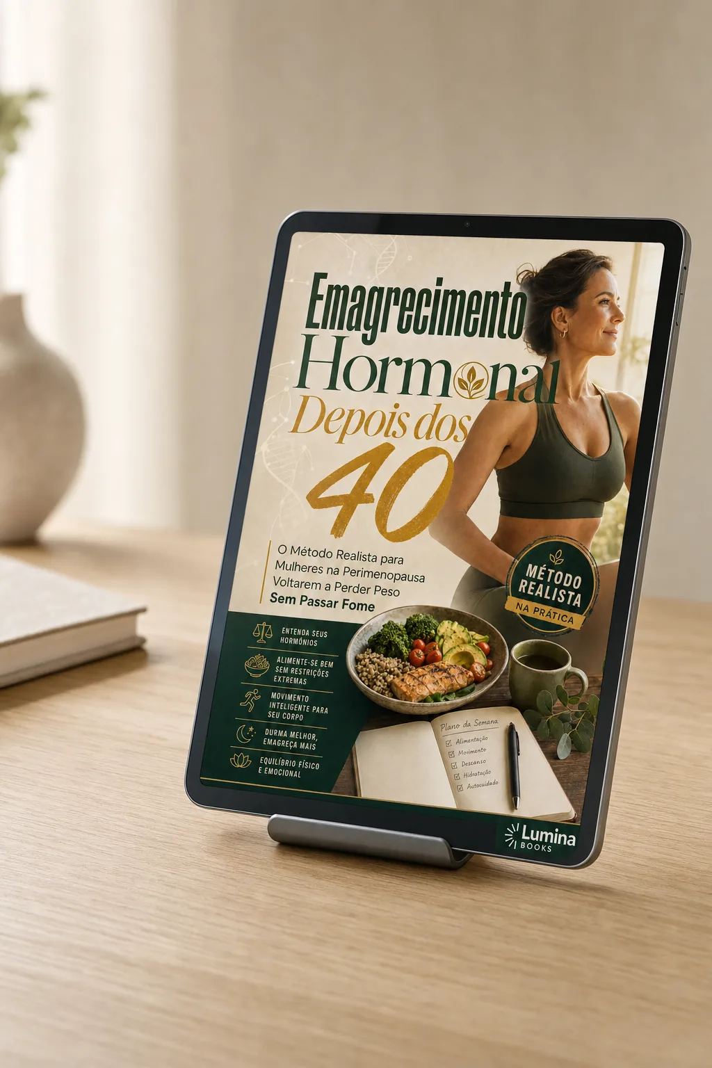 Emagrecimento Hormonal Depois dos 40 — um método realista para a perimenopausa — visualização do produto