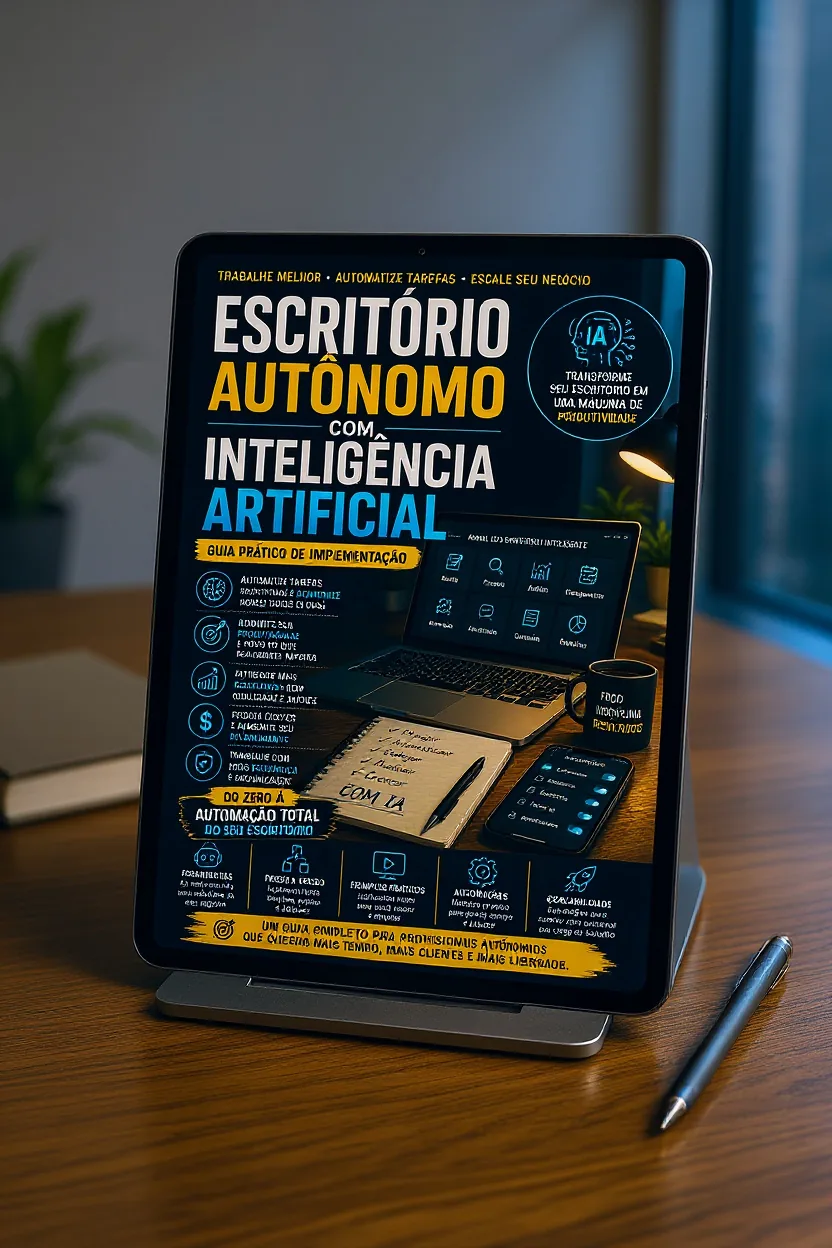 Escritório Autônomo com Inteligência Artificial — automatize processos — visualização do produto