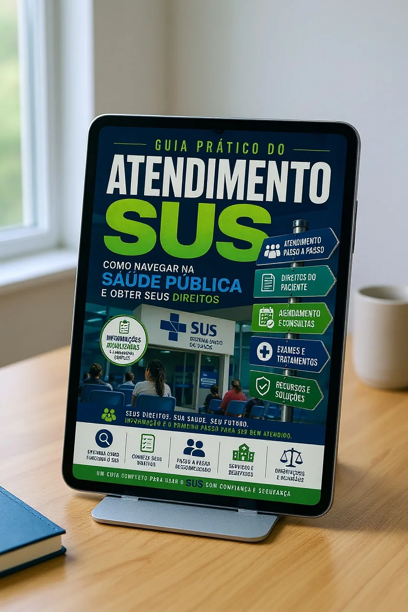 Guia Prático do Atendimento SUS — Navegue na Saúde Pública e Conheça Seus Direitos — visualização do produto