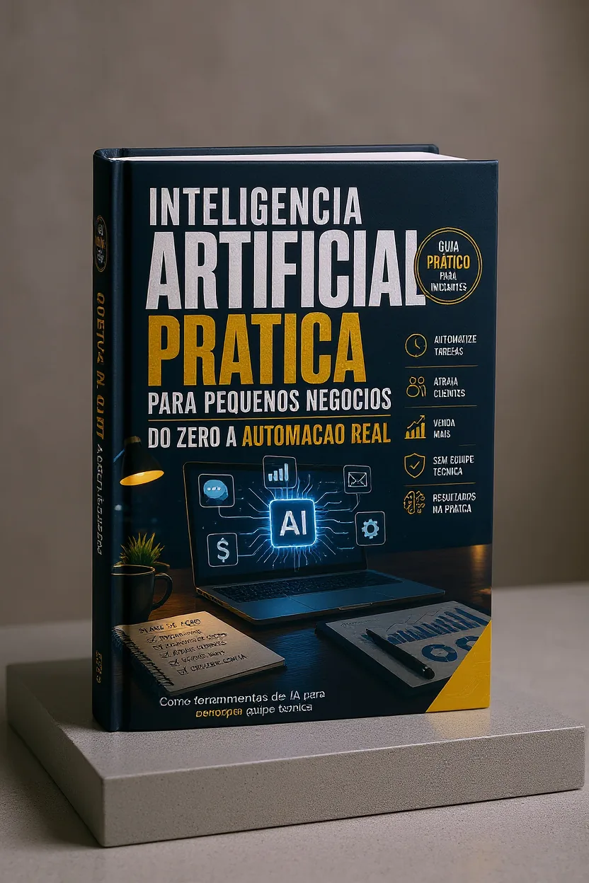 Inteligência Artificial Prática para Pequenos Negócios — automatize tarefas e ganhe tempo — visualização do produto