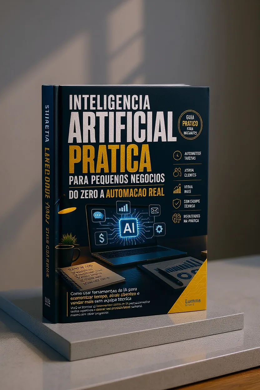 Inteligência Artificial Prática para Pequenos Negócios — automatize tarefas e ganhe tempo — visualização do produto