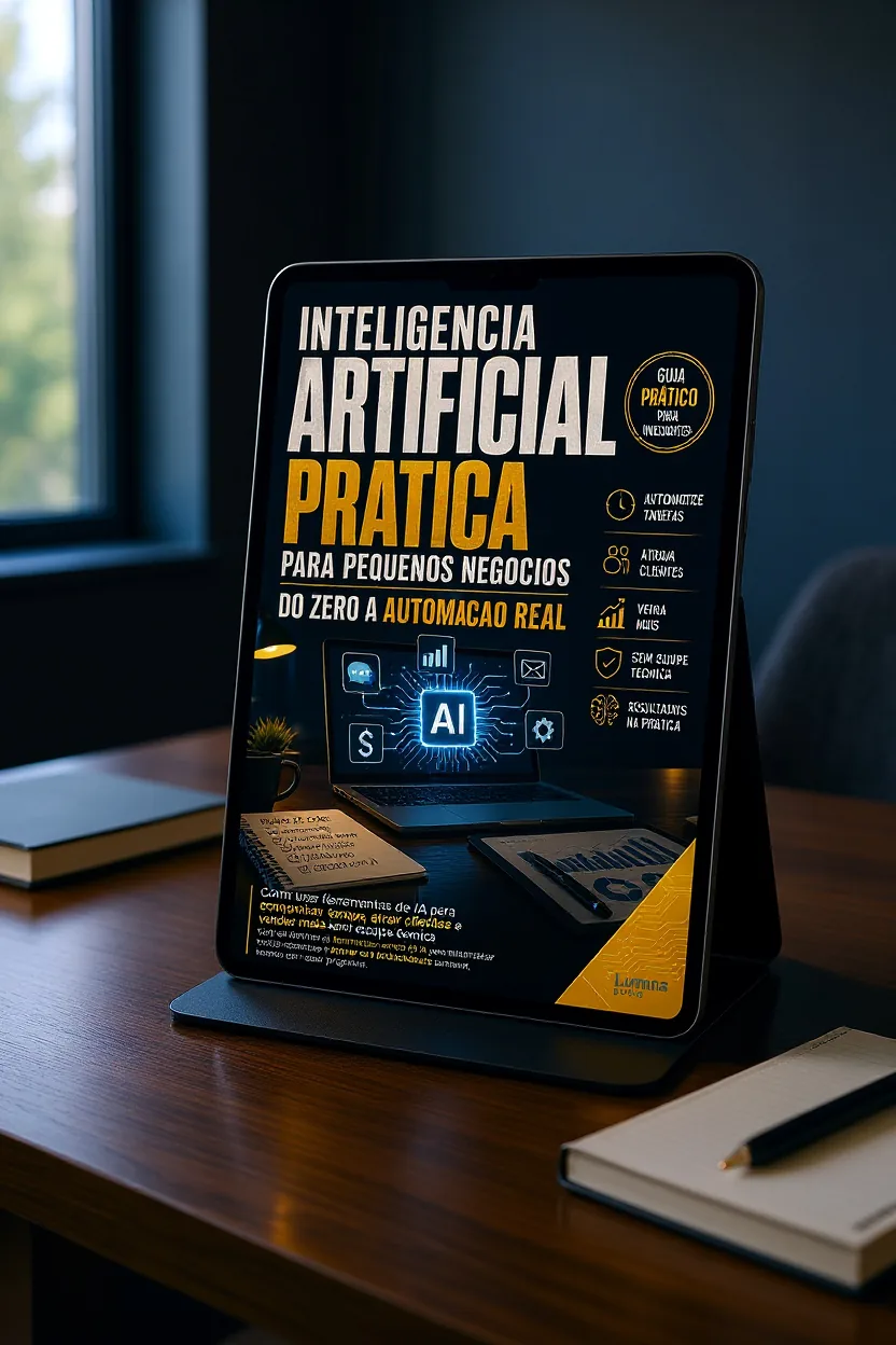 Inteligência Artificial Prática para Pequenos Negócios — automatize tarefas e ganhe tempo — visualização do produto