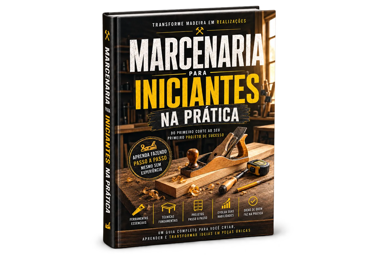 Marcenaria para iniciantes na prática — comece do zero — visualização do produto
