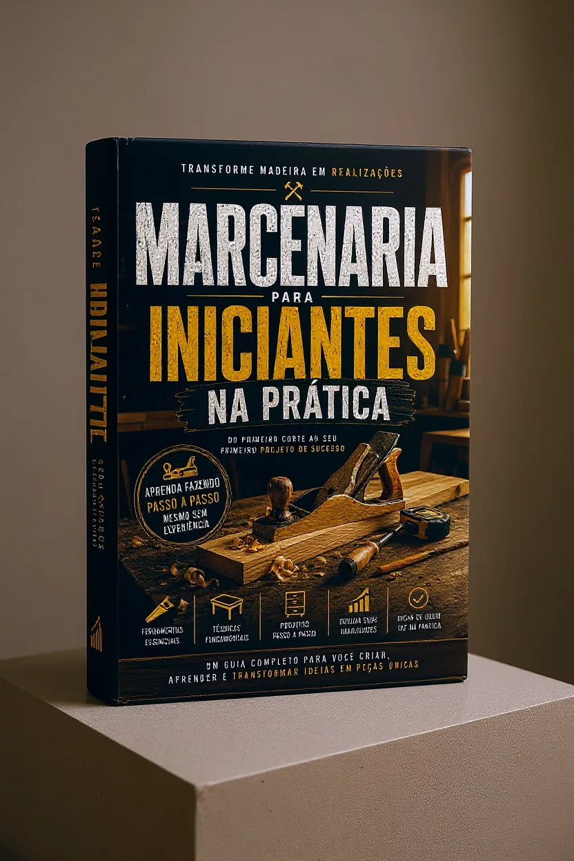Marcenaria para iniciantes na prática — comece do zero — visualização do produto