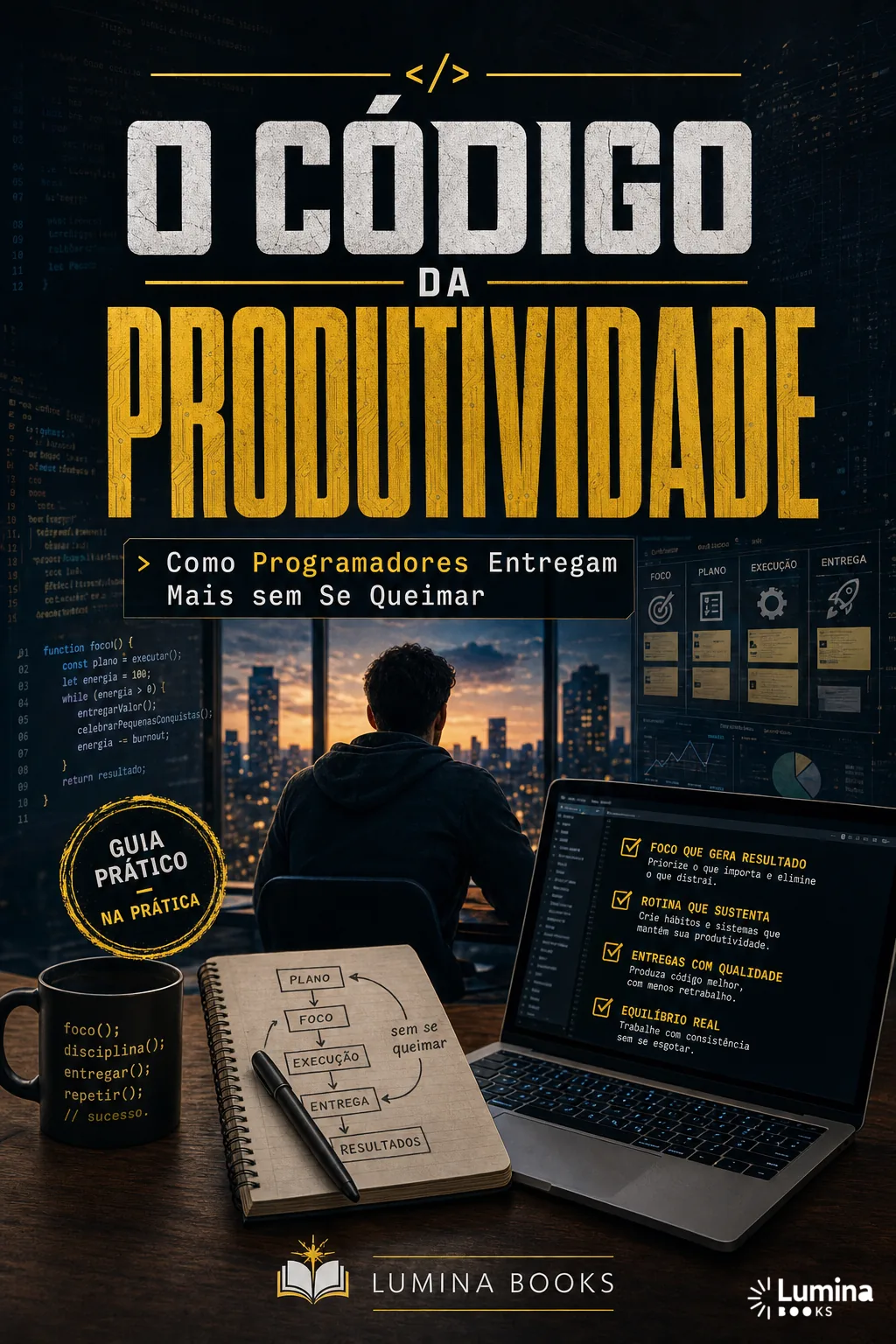 Capa de O Código da Produtividade: Como Programadores Entregam Mais sem Se Queimar