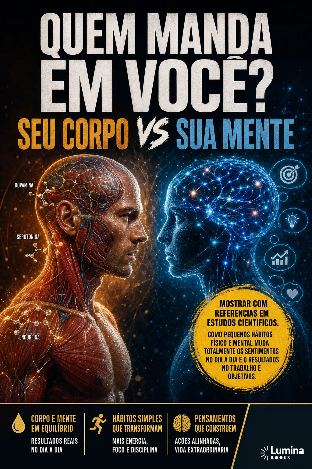 Capa de Quem manda em você? Seu corpo VS Sua mente