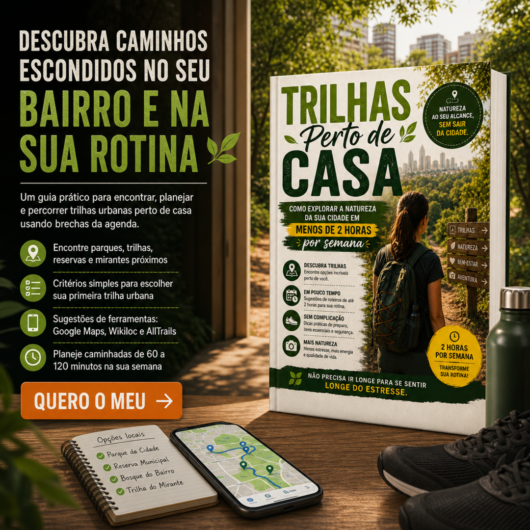 Trilhas Perto de Casa — encontre trilhas urbanas na sua rotina — visualização do produto